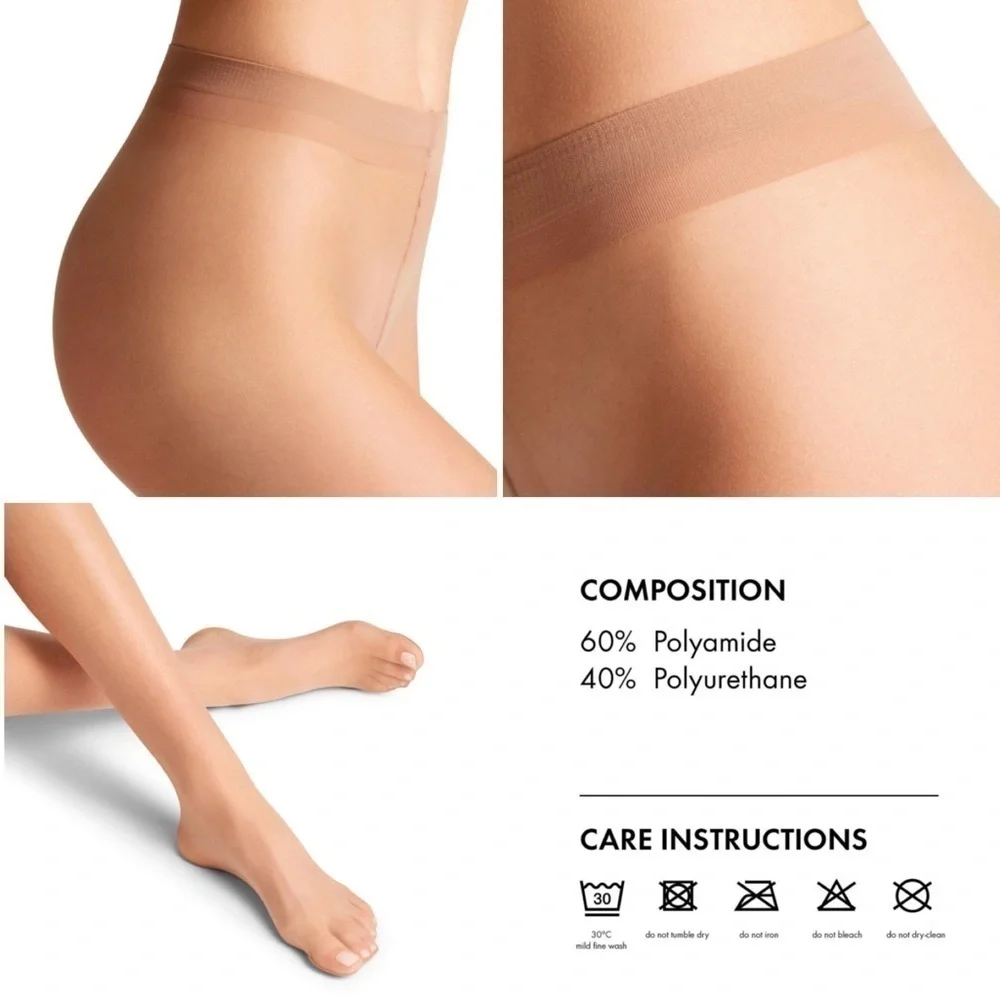 Falke Shelina 12 DEN Women’s Tights Size II / Medium Color Brasil New in Package